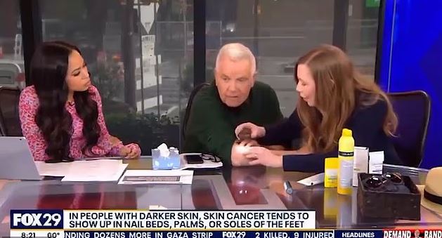 Unforeseen Discovery: TV Host Confronts Skin Cancer Diagnosis Live