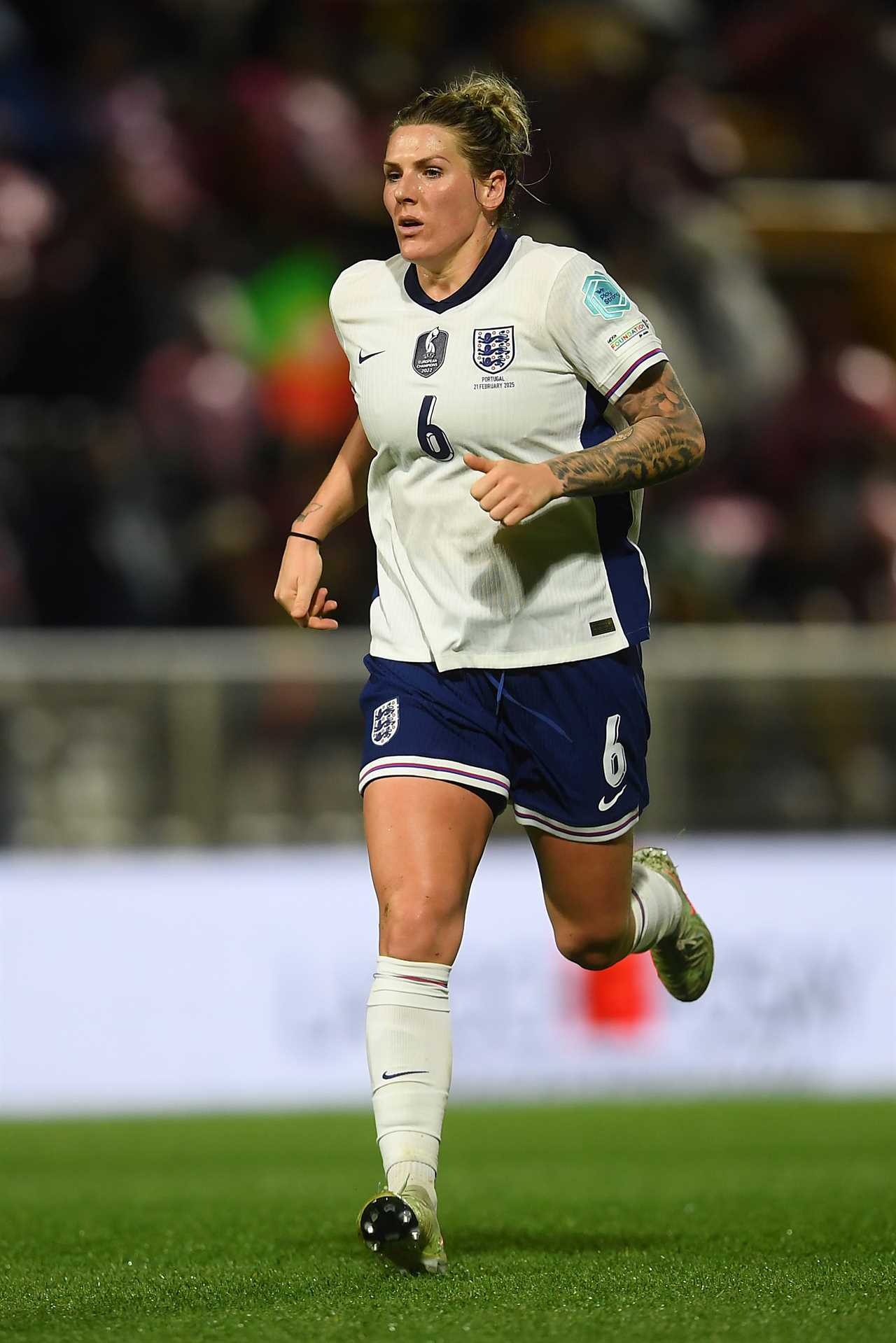 Football Star Millie Bright's OBE Ceremony Absence Amidst Injury