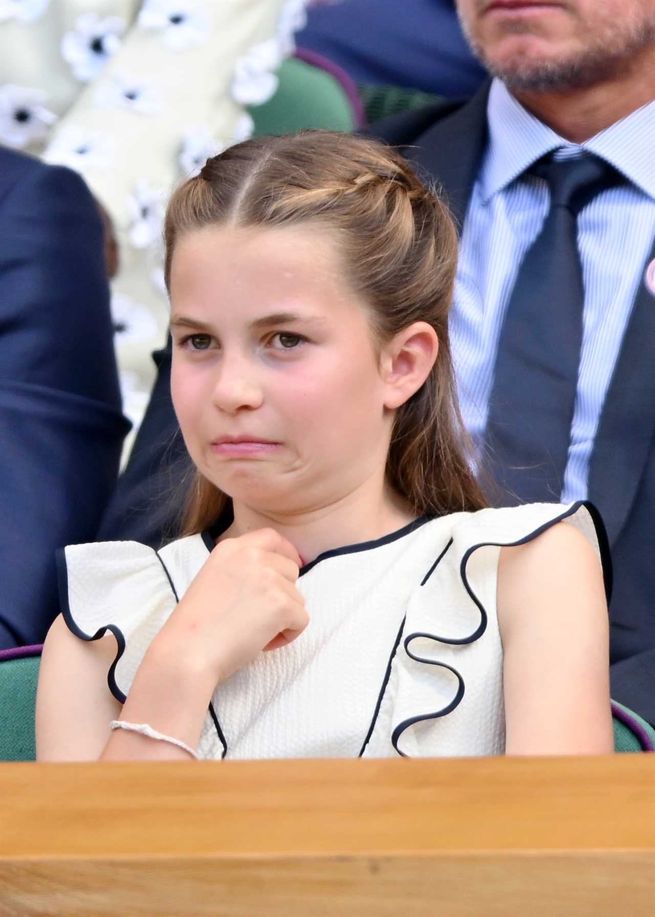 Princess Charlotte Charms Wimbledon in Elegant Attire Amid Men's Final
