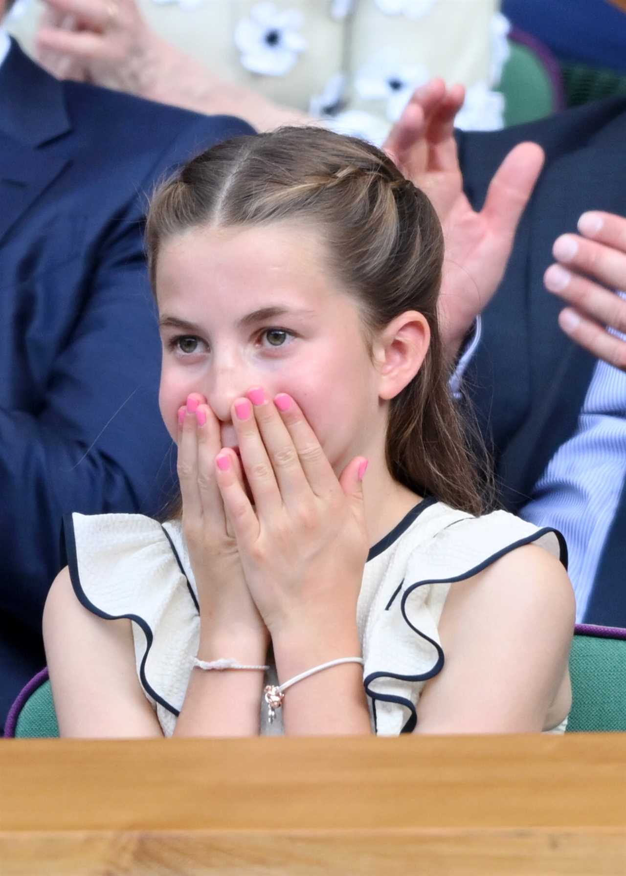 Princess Charlotte Charms Wimbledon in Elegant Attire Amid Men's Final