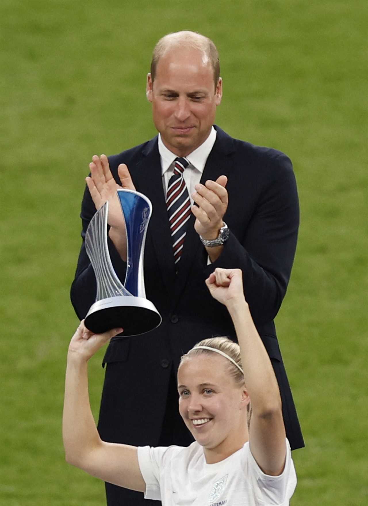 Prince William's Quest to Reignite Luck for Lionesses in Euros Final