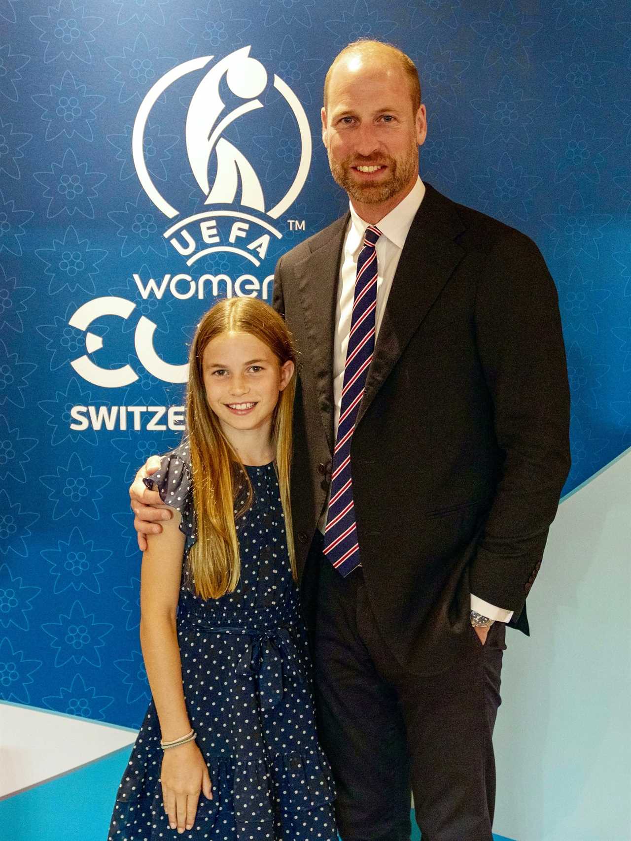 Princess Charlotte Joins Prince William in Basel to Support Lionesses at Euros Final